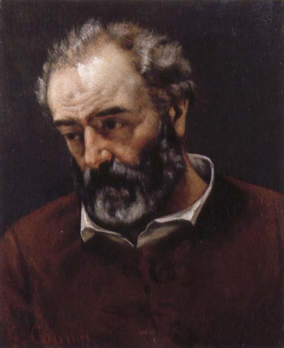 Gustave Courbet Portrati of Chenavard
